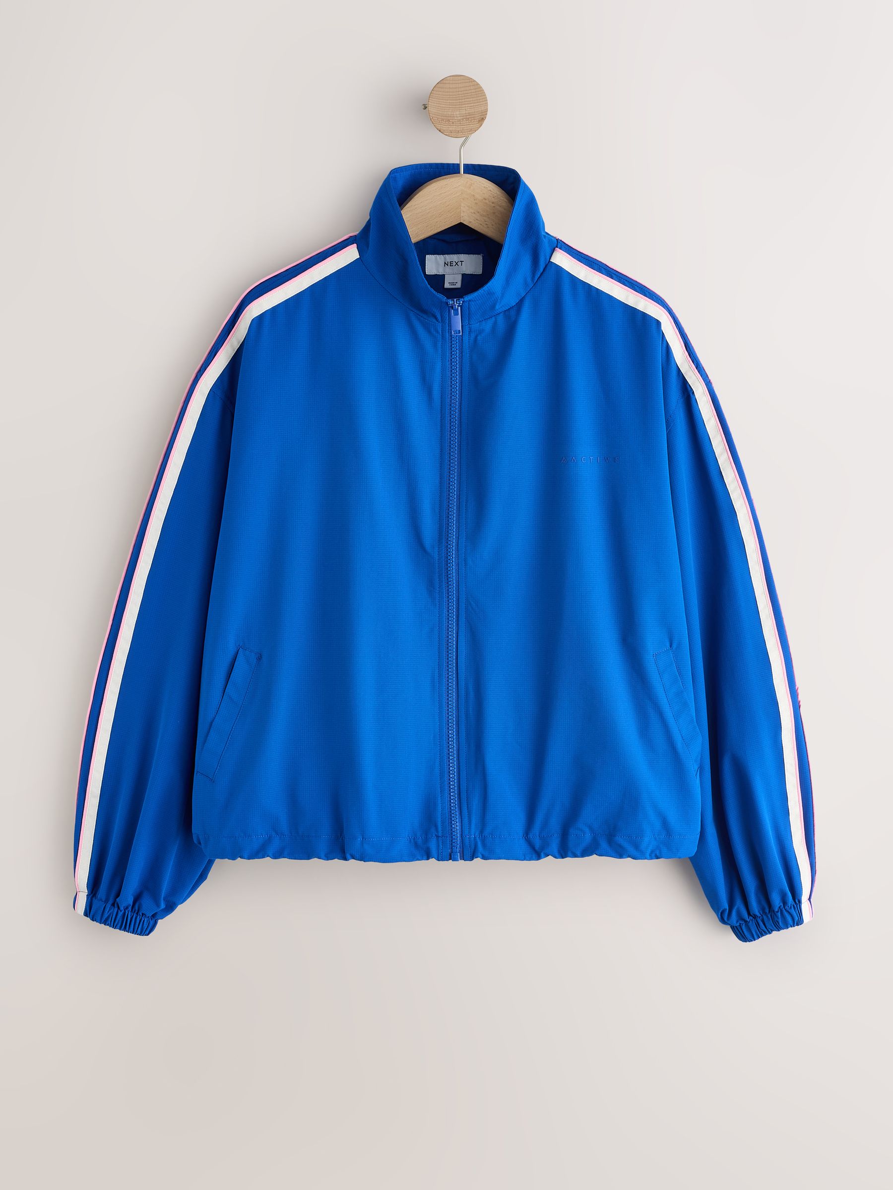 Buy Cobalt Blue Active Zip Through Sports Jacket from Next Canada