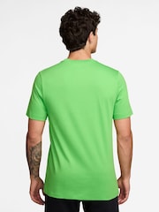 Mean 綠色服飾 - Nike 短袖 Club T 恤 - 圖片 2，共 3