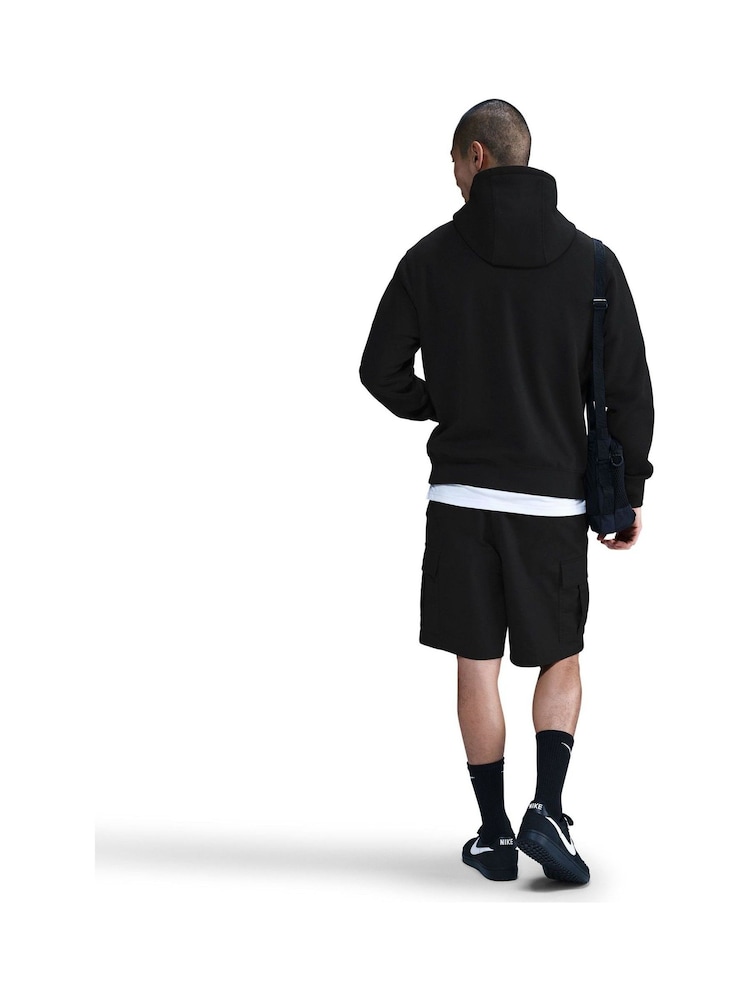 Μαύρο - Φούτερ με κουκούλα Nike Club Pull-Over Fleece - Εικόνα 2 του 5