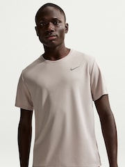 Nike Moon Grey Dri-FIT Miler Running T-Shirt - Image 3 of 5