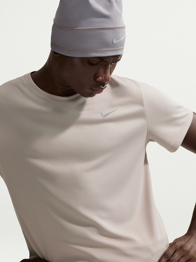 Nike Moon Grey Dri-FIT Miler Running T-Shirt - Image 5 of 5