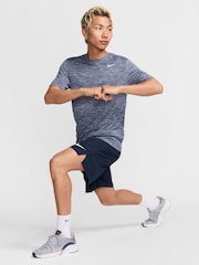 Nike Midnight Navy Dri-FIT Veneer Training T-Shirt - Image 3 of 4