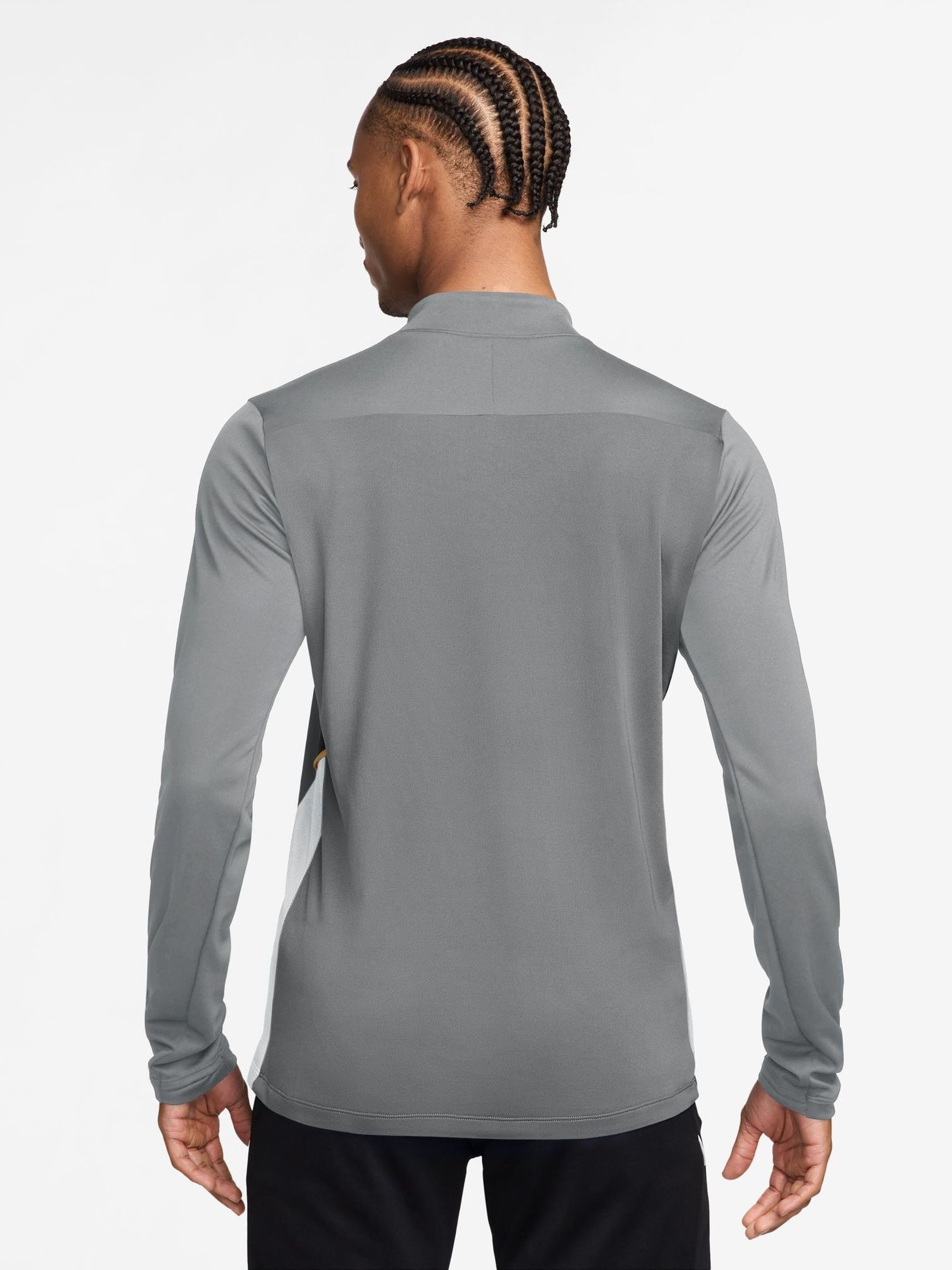 nike drill top grey