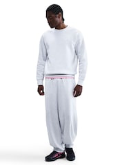 Nike Birch Heather Grey Club Crew Neck Sweatshirt - Image 1 of 5