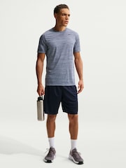 Nike Diffused Blue Dri-FIT Veneer Training T-Shirt - Image 1 of 5