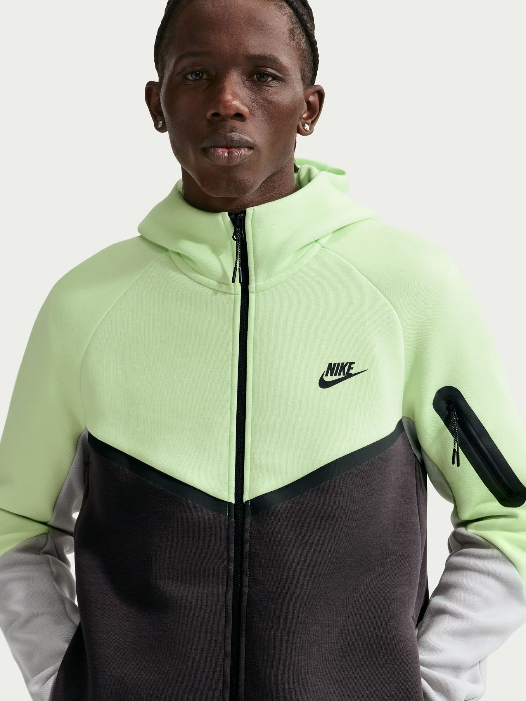 nike tech grey and yellow