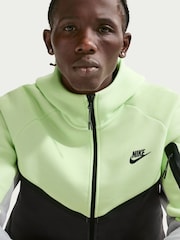 Nike Yellow  Grey Tech Fleece Full-Zip Windrunner Hoodie - Image 5 of 8