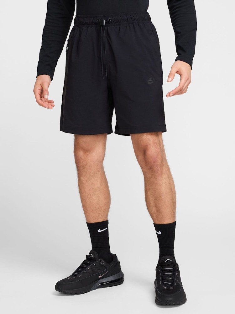 Nike Black Tech Woven Shorts - Image 1 of 16