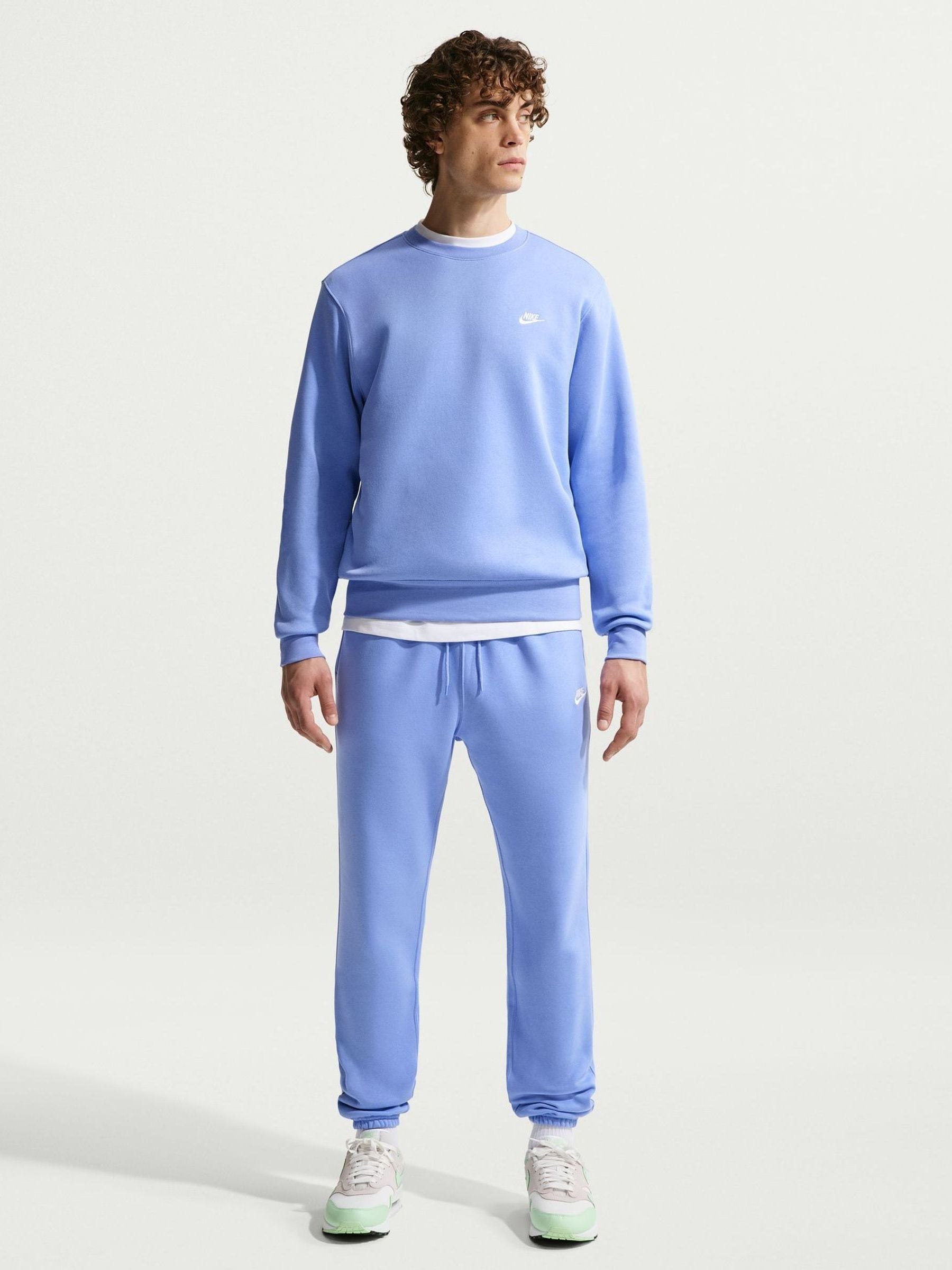 nike blue crew neck sweatshirt