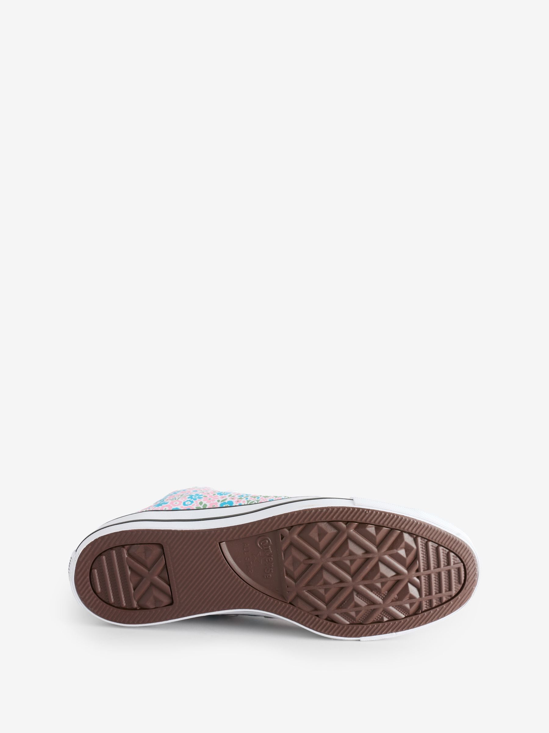 Buy Converse Pink/Blue Chuck Taylor High All Over Mini Flowers