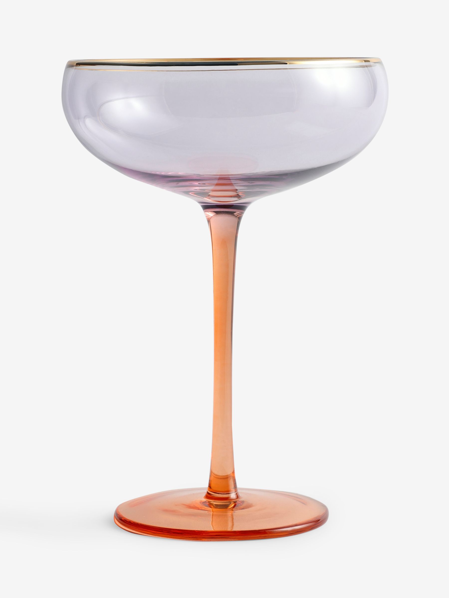 Buy Set of 2 Pink Purple Tinted Cocktail Glasses from the Next UK ...