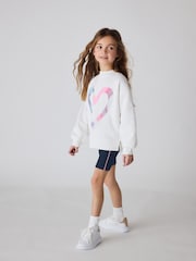 Paul Smith Junior Sweat-shirt et Shorts Blanc/bleu marine Ensemble - Image 1 de 13