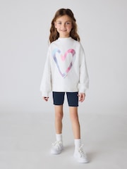 Paul Smith Junior Sweat-shirt et Shorts Blanc/bleu marine Ensemble - Image 2 de 13