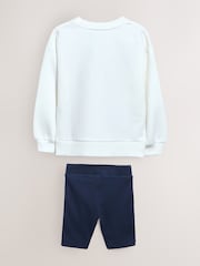 Paul Smith Junior Sweat-shirt et Shorts Blanc/bleu marine Ensemble - Image 8 de 13