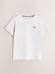 Paul Smith Junior Navy/Green/White/Stone Signature T-Shirts 5 Pack - Image 6 of 10