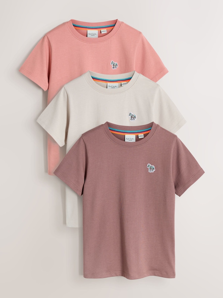 Paul Smith Junior Signature T-Shirts 3 Pack - Image 1 of 8