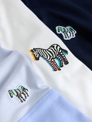 Paul Smith Junior Colourblock Signature T-Shirts 3 Pack - Image 6 of 8