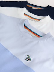 Paul Smith Junior Colourblock Signature T-Shirts 3 Pack - Image 7 of 8