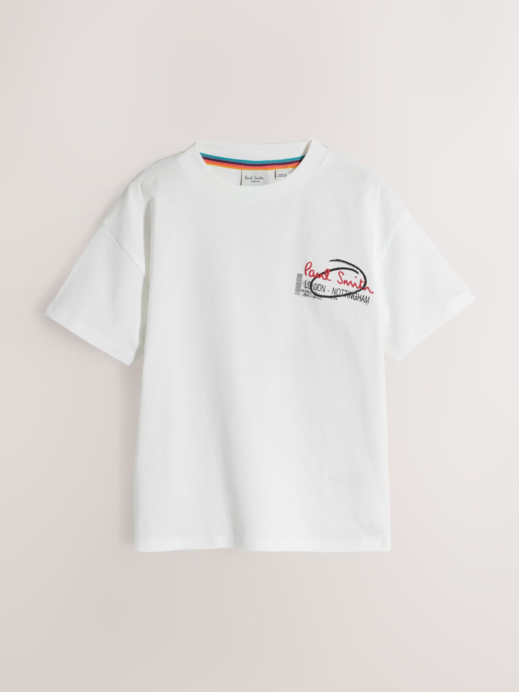 Buy Paul Smith Junior Red/Black/White Graphic T-Shirts 3 Pack from