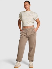 Victoria's Secret PINK Iced Coffee Brown Fleece Joggers - Image 1 of 2