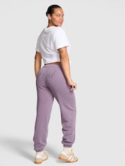 Victoria's Secret PINK Frozen Plum Purple Fleece Joggers - Image 2 of 3