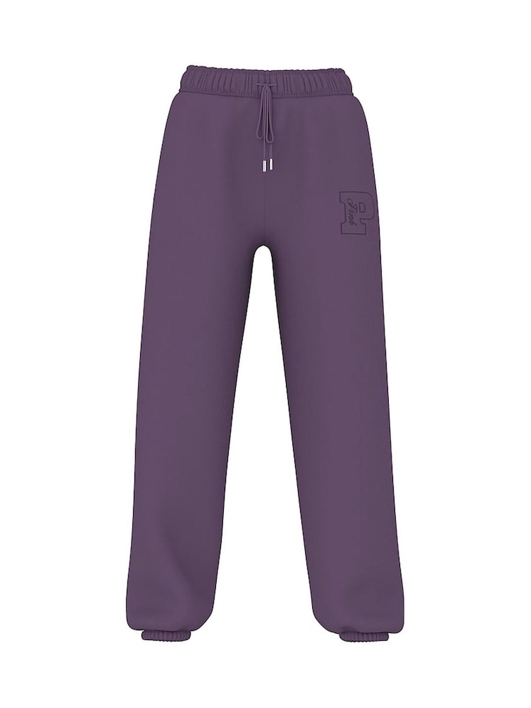 Victoria's Secret PINK Frozen Plum Purple Fleece Joggers - Image 3 of 3 Victoria's Secret PINK Frozen Plum Purple Fleece Joggers - Image 3 of 3