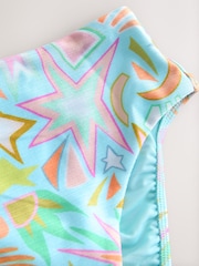 Never Fully Dressed Blue Starburst High Waist Tummy Control Bikini Briefs - Image 8 of 9