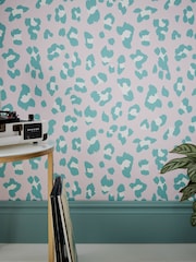 Graham & Brown Bubblegum Envy Big Cat 10M Wallpaper - Image 4 of 4