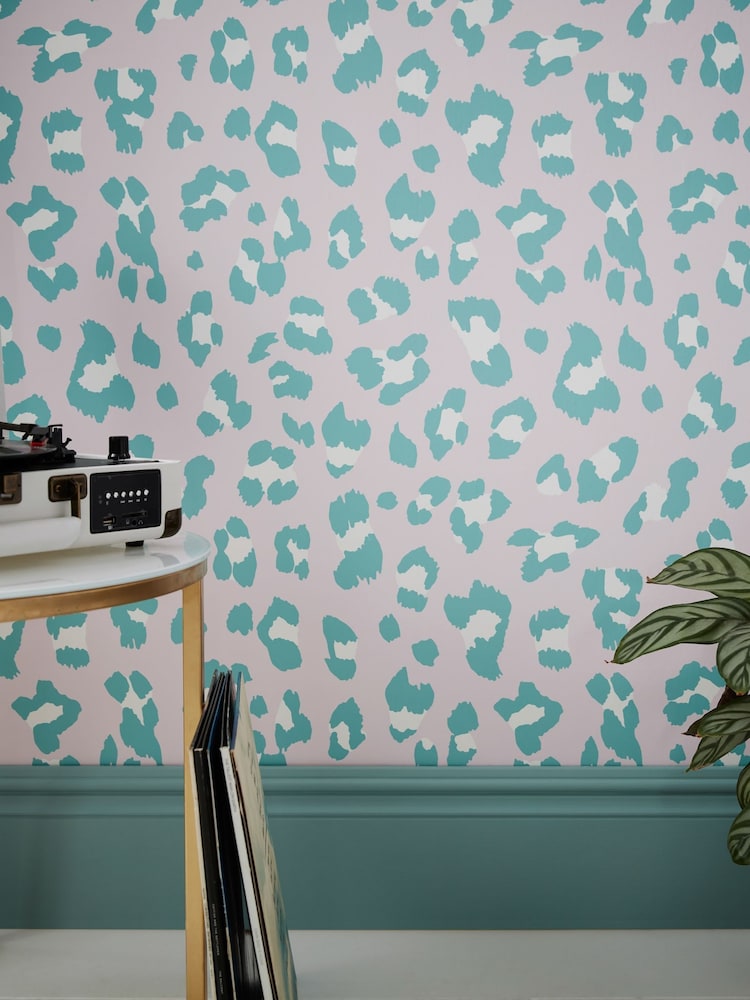 Graham & Brown Bubblegum Envy Big Cat 10M Wallpaper - Image 4 of 4