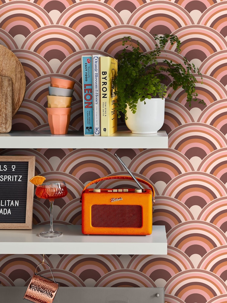 Graham & Brown Earth Envy Curve Sky 10M Wallpaper - Image 1 of 3