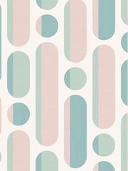 Graham & Brown Rose Sage Envy Morse 10M Wallpaper - Image 2 of 3