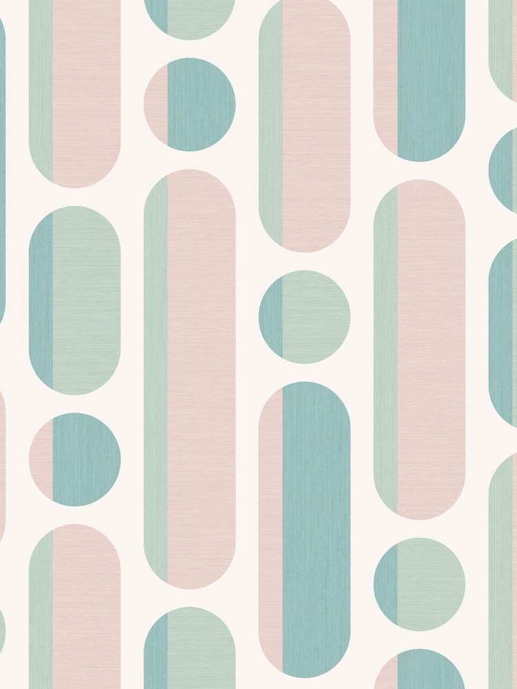 Graham & Brown Rose Sage Envy Morse 10M Wallpaper - Image 2 of 3