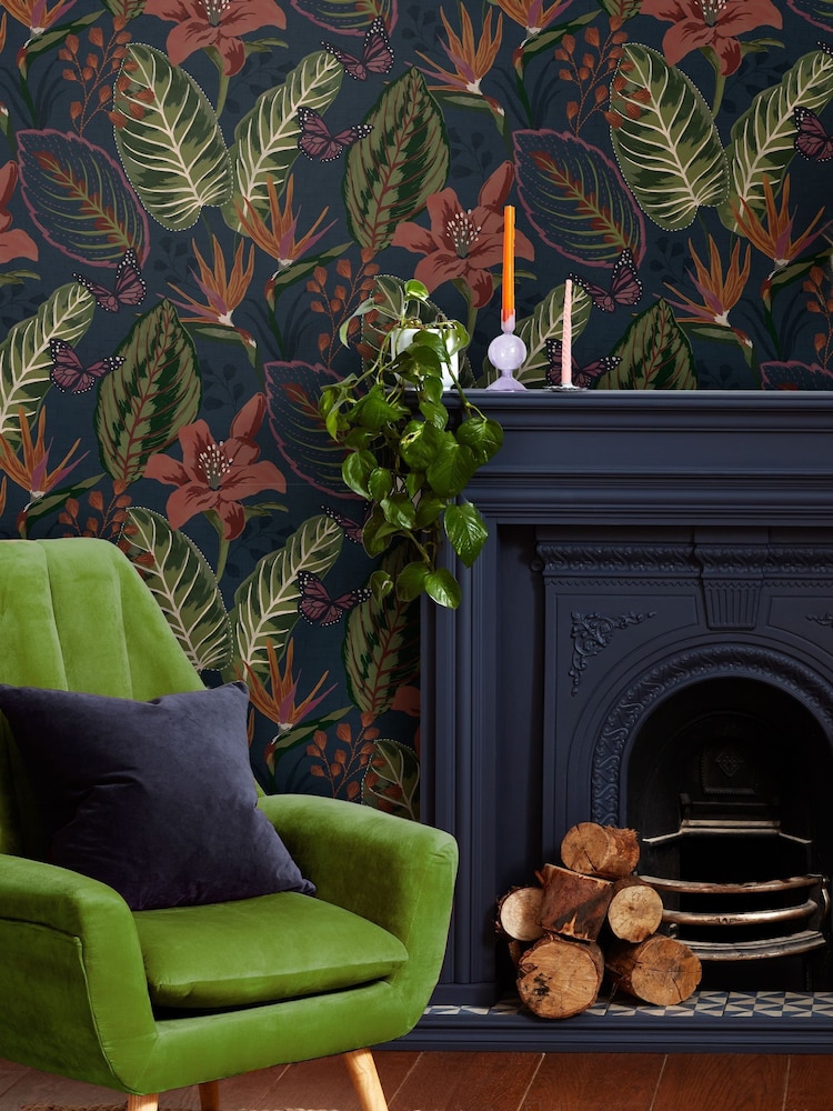Graham & Brown Night Envy Eden 10M Wallpaper - Image 1 of 3