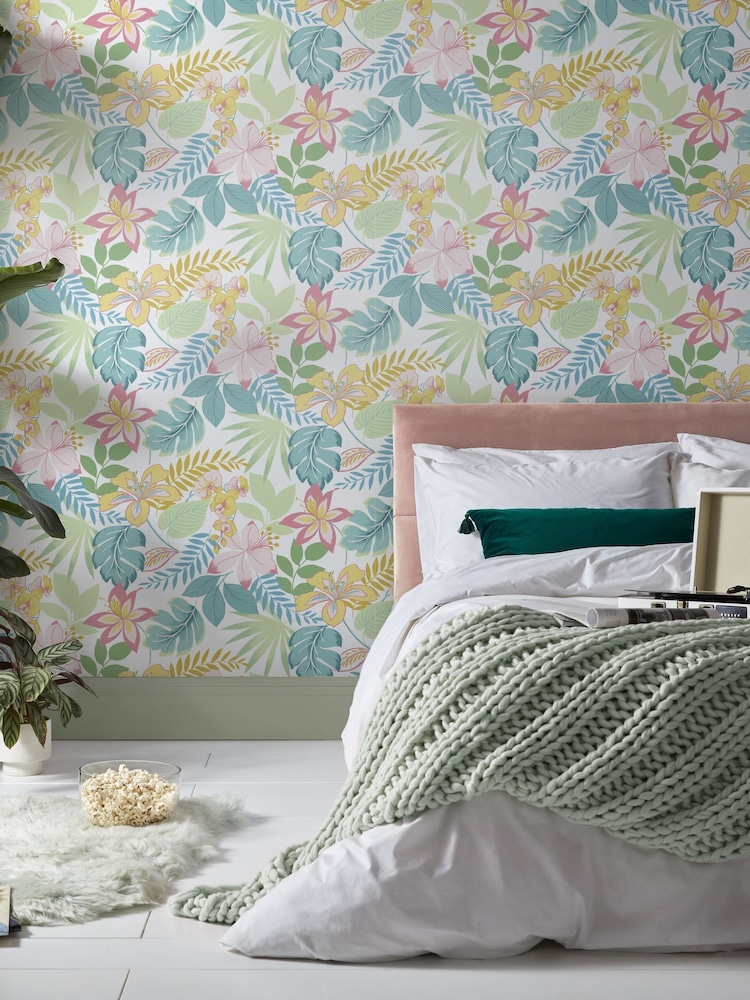 Graham & Brown Day Envy So Exotic 10M Wallpaper - Image 1 of 3