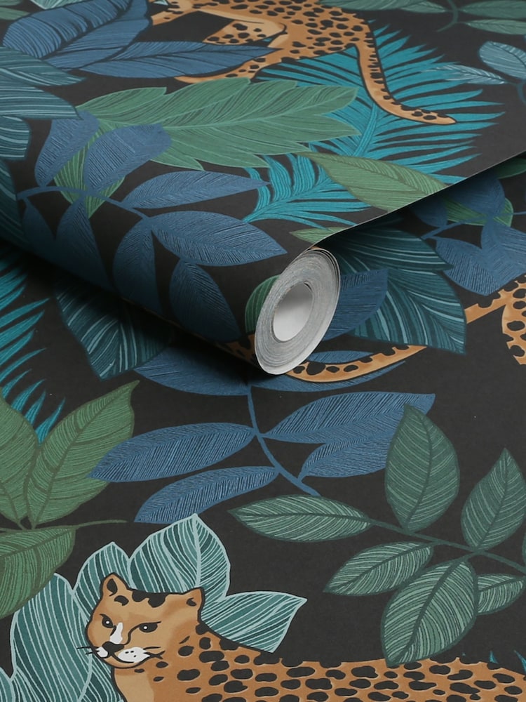 Graham & Brown Night Envy Cheetin 10M Wallpaper - Image 4 of 4