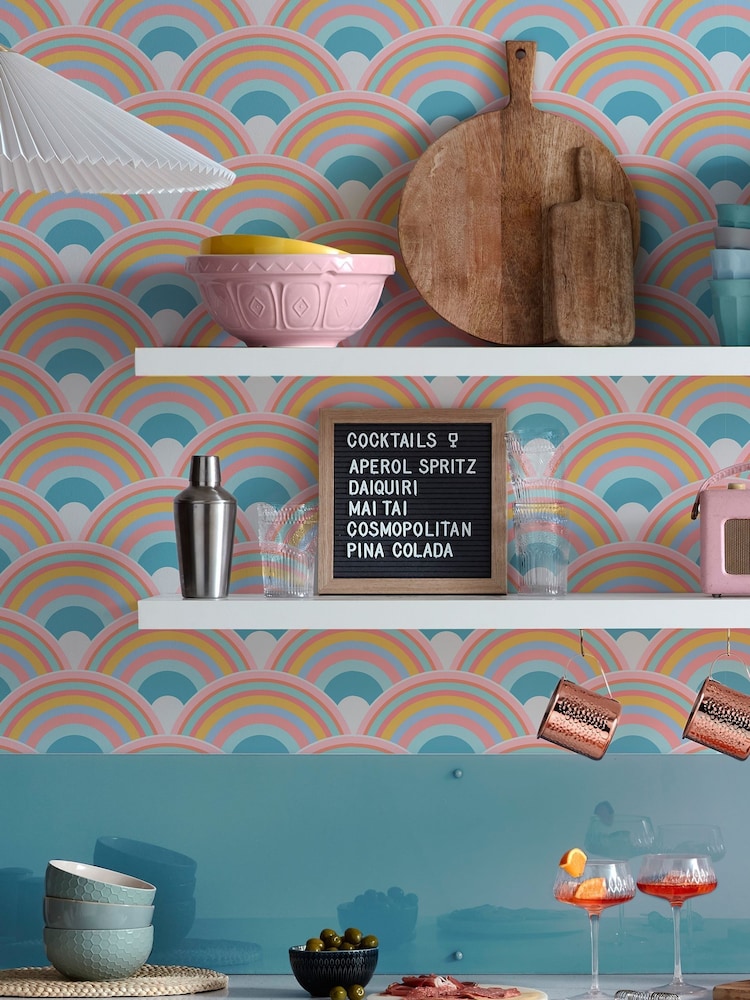 Graham & Brown Sky Envy Curve Sky 10M Wallpaper - Image 1 of 4