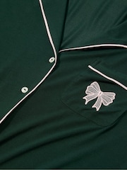 Victoria's Secret Cilantro Green Modal Long Pyjamas Set - Image 3 of 3