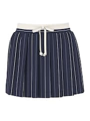 Victoria's Secret PINK Noir Navy Blue Twill Skirt - Image 5 of 5