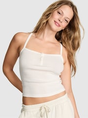 Victoria's Secret PINK Snow White Pyjama Cami Top - Image 1 of 3