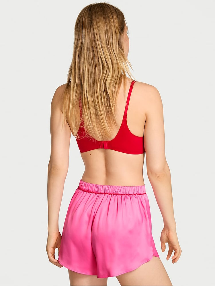 Victoria's Secret Hollywood Pink Satin Pyjamas Shorts - Image 2 of 2