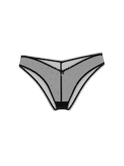 Victoria's Secret Black Brazilian Shimmer Knickers - Image 1 of 1