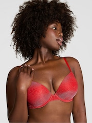 Victoria's Secret Pink Bright Vermillion Red Shine Bra - Image 1 of 3