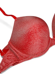 Victoria's Secret Pink Bright Vermillion Red Shine Bra - Image 3 of 3