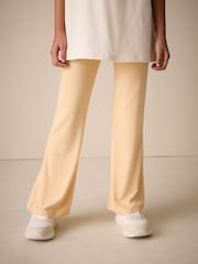 Amarelo - Leggings Flare Dobráveis (3-16anos) - Imagem 1 de 8