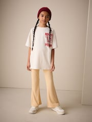 Amarelo - Leggings Flare Dobráveis (3-16anos) - Imagem 2 de 8