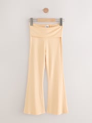 Amarelo - Leggings Flare Dobráveis (3-16anos) - Imagem 5 de 8