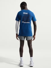 Nike Smoke Grey Dri-FIT Stride 7 Inch Brief Lined Running Shorts - Image 2 of 8