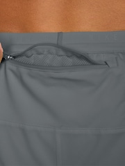 Nike Smoke Grey Dri-FIT Stride 7 Inch Brief Lined Running Shorts - Image 4 of 8