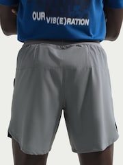 Nike Smoke Grey Dri-FIT Stride 7 Inch Brief Lined Running Shorts - Image 6 of 8