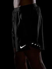 Nike Smoke Grey Dri-FIT Stride 7 Inch Brief Lined Running Shorts - Image 8 of 8